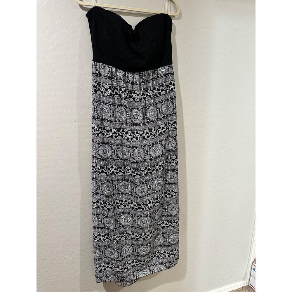 NOBO Women's Lace Top print maxi dress Plus size XXL (19) NWT